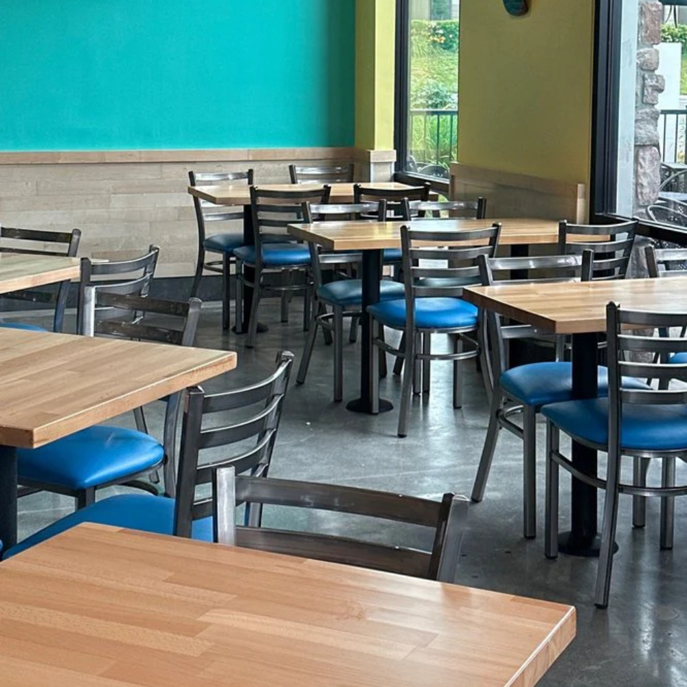 Any Size Beech Wood Restaurant Butcher Block Table Tops 11 Colors