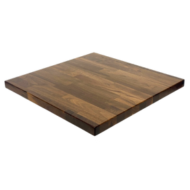 Solid Black American Walnut Restaurant Table Tops Quick Ship
