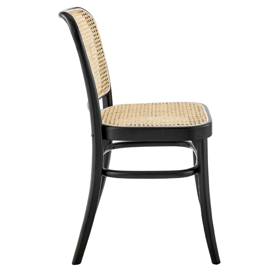 Black Artisan Malina Mesh Essence Seat Restaurant Side Chair