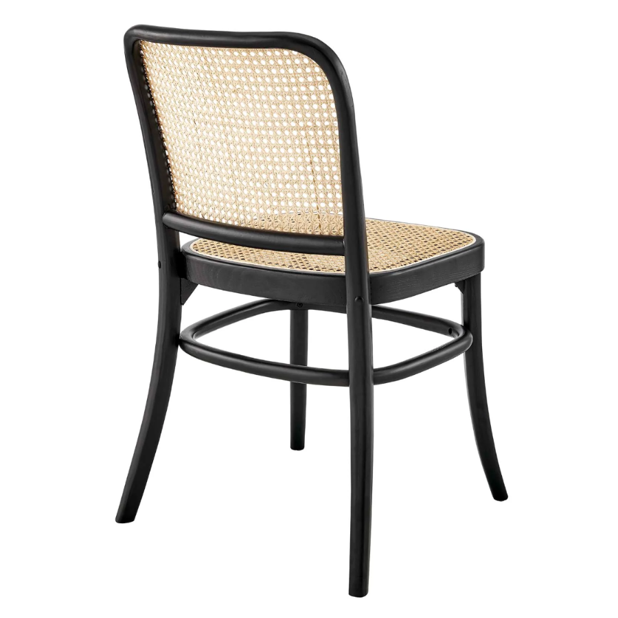 Black Artisan Malina Mesh Essence Seat Restaurant Side Chair