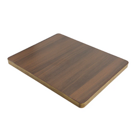 Brown Wood Grain Ceramic Finish Restaurant Table Top Outdoor-Indoor