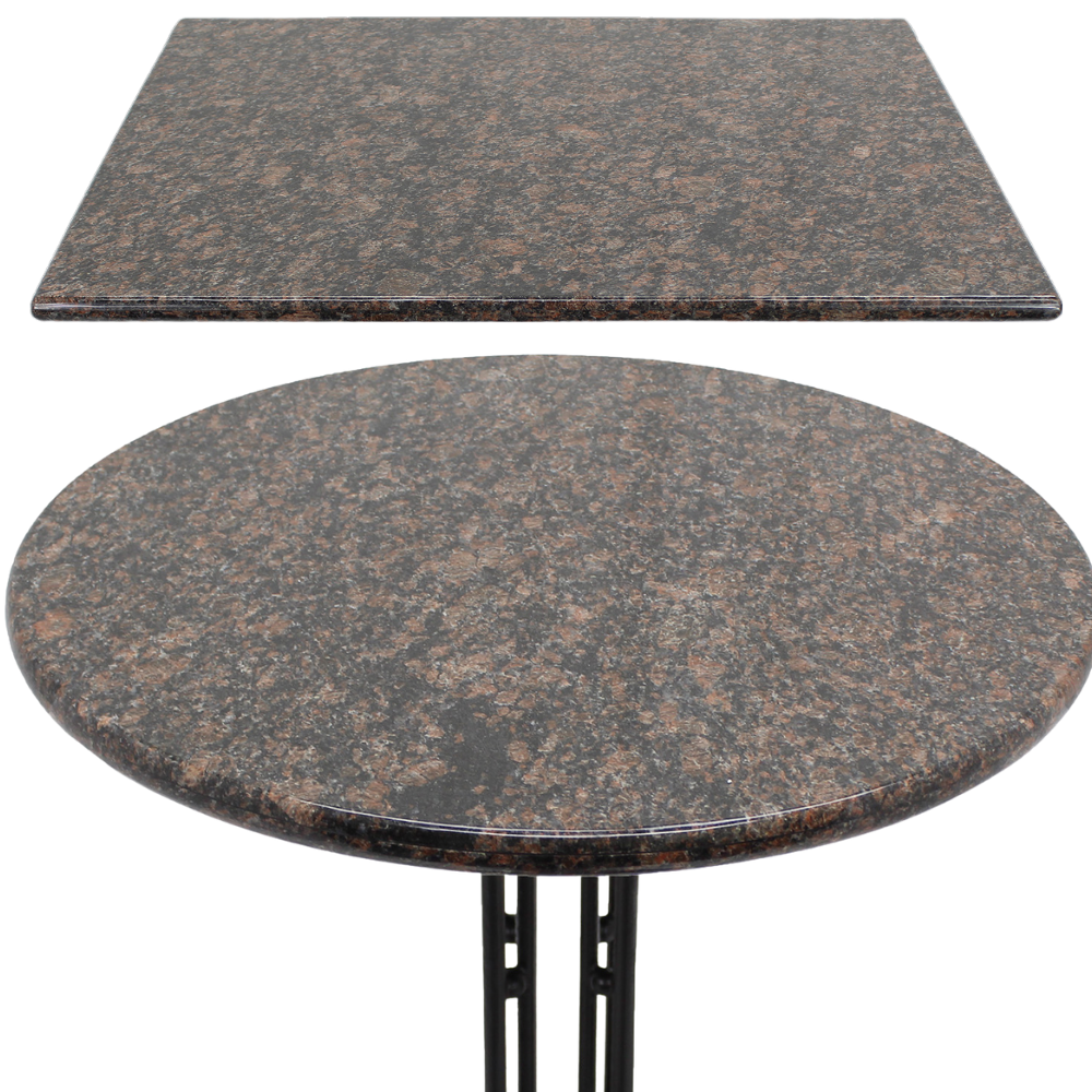 Chestnut Granite Restaurant Table Top Indoor Outdoor Use
