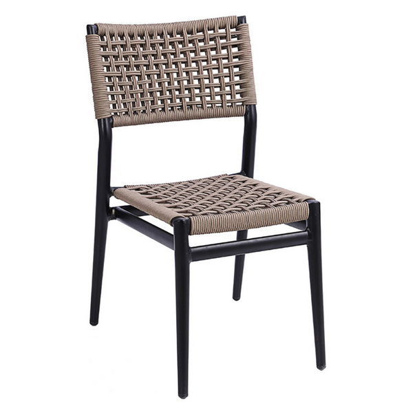 Coastal Comfort Restaurant Patio Table and Chair Set InOutdoor