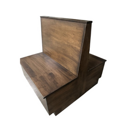 ComfortZone Wood Restaurant Wall Bench Commercial Use Custom Benching