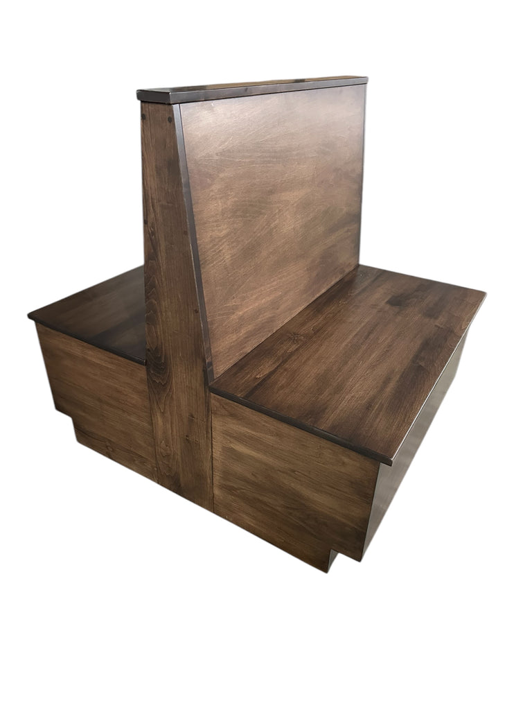 ComfortZone Wood Restaurant Wall Bench Commercial Use Custom Benching
