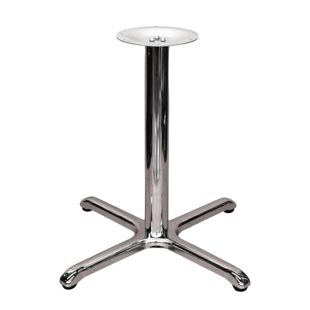 Legacy Polished Chrome Criss Cross Table Base