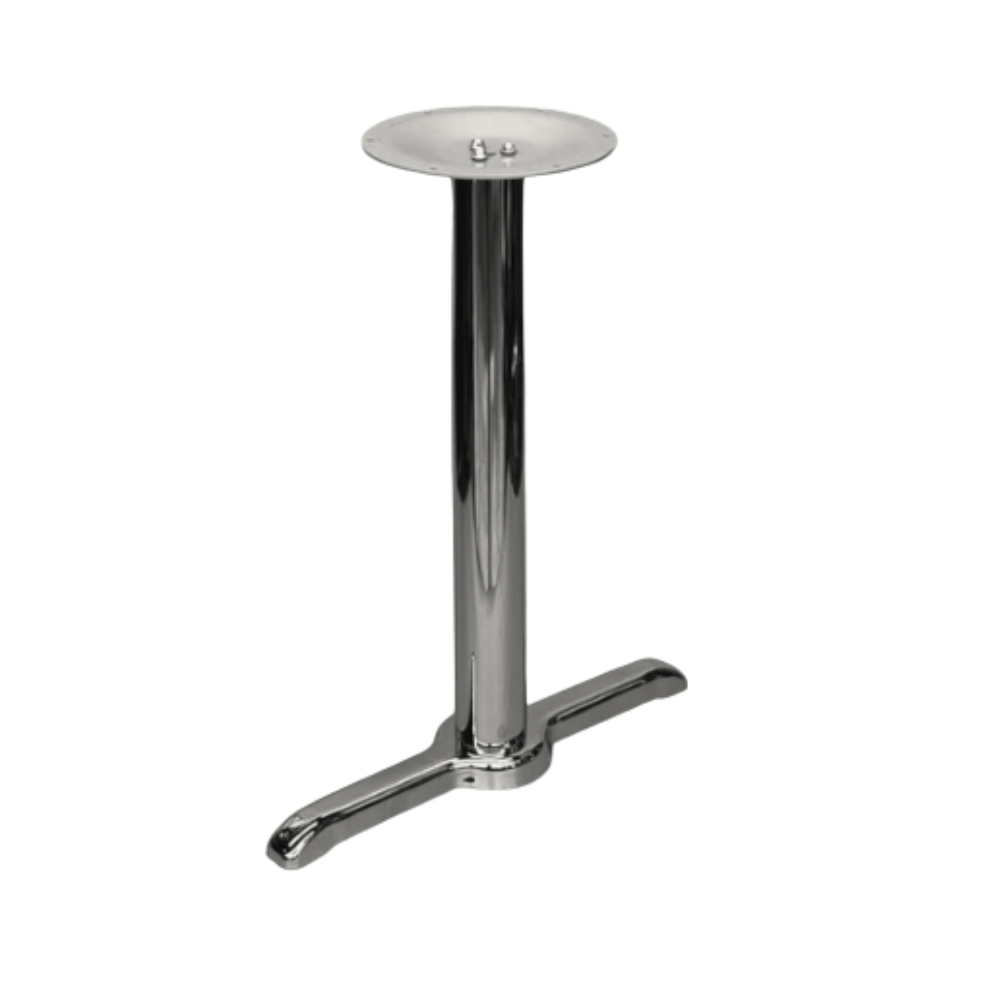 Legacy Polished Chrome Criss Cross Table Base