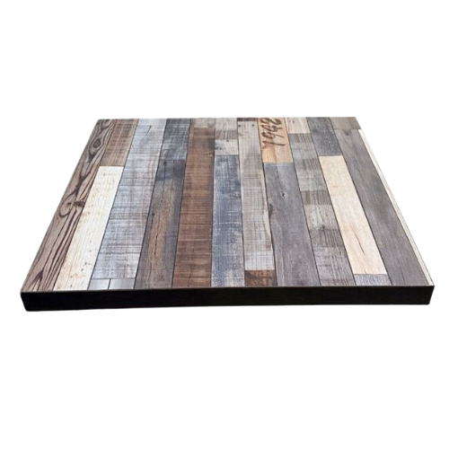 Mixed Antique Pallet Board Melamine Restaurant Table Top