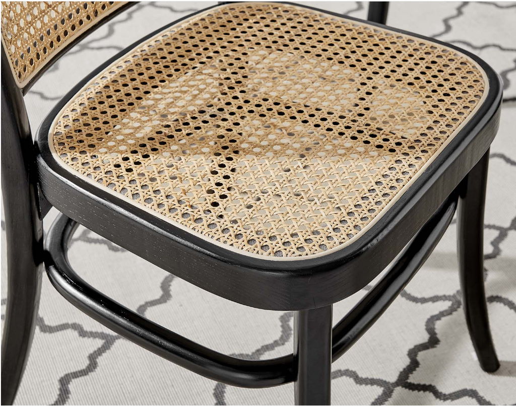 Black Artisan Malina Mesh Essence Seat Restaurant Side Chair