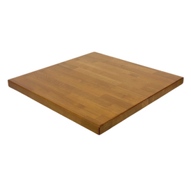 Pre Finished Rustic Oak Solid Beech Wood Butcher Block Restaurant Table Tops