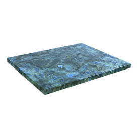 Striking Blue Hue Resin Restaurant Table Tops