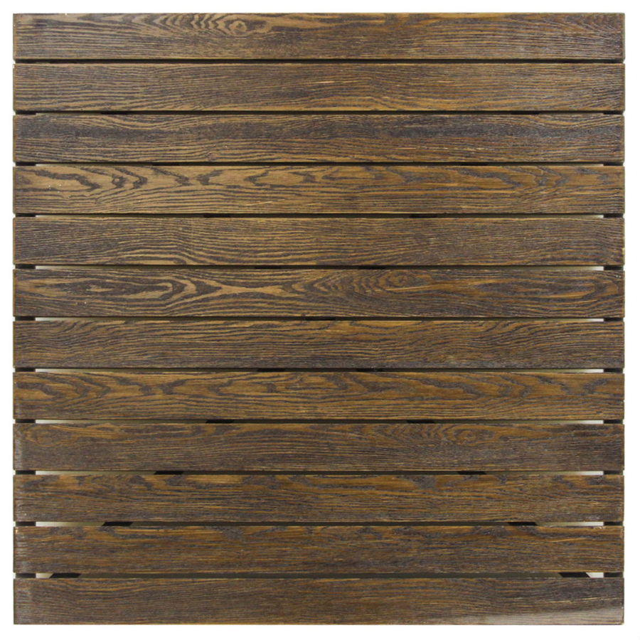 Tavern Dark Oak Aluminum Restaurant Table Tops