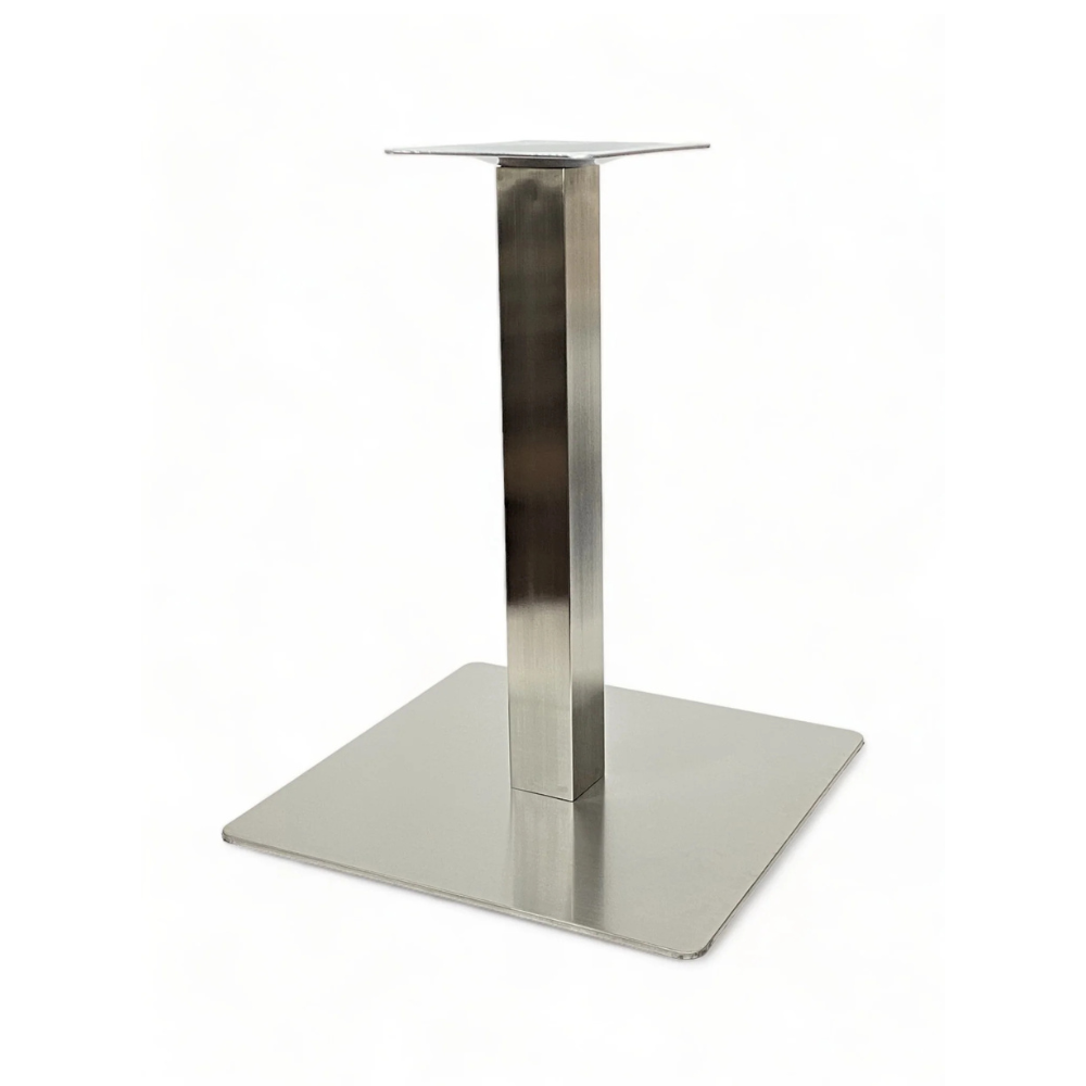 Titan Brushed Solid Stainless Steel Restaurant Table Base