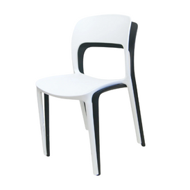 White Café Core Heavy Duty Patio Chair Commercial Grade