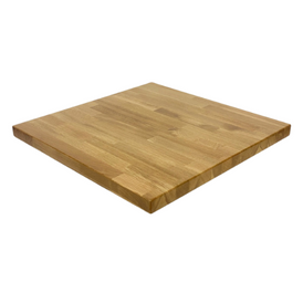 American White Oak Natural Finish Restaurant Butcher Block Table Tops