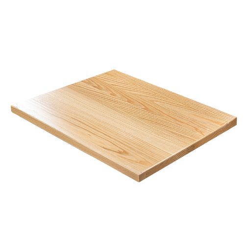 Classic Regular Oak Restaurant Table Tops Plank Style Custom Size
