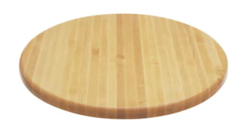 Natural Beech Wood Butcher Block Round Restaurant Table Top