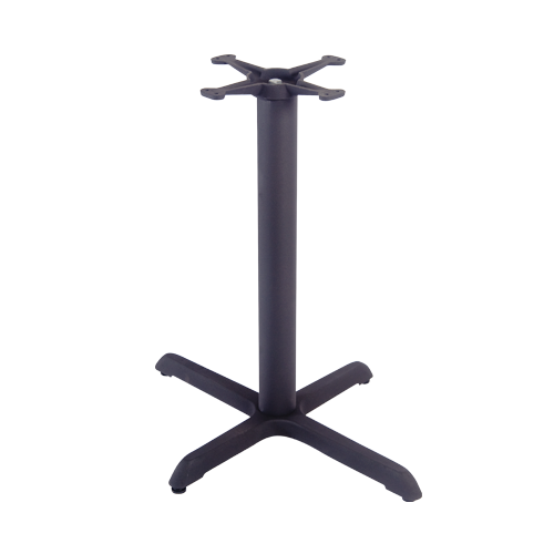 Black Outdoor Criss Cross Standard Patio Table Base