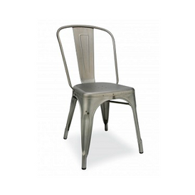 Antique Welded Matte Gun Metal Finish Tolix Chair