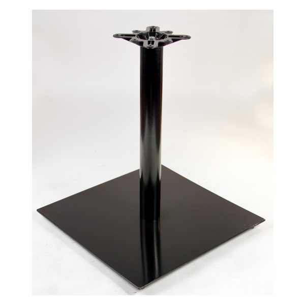 Brushed Steel Square Table Base 18