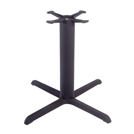 Black Outdoor Criss Cross Standard Patio Table Base