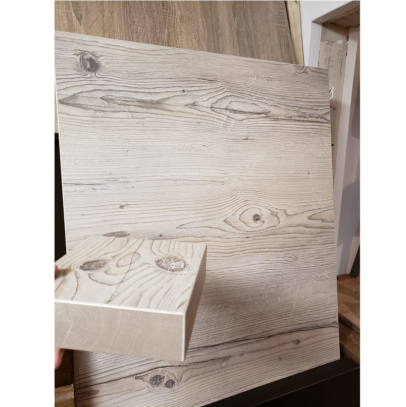 Saw Cut Drift Wood Fur Restaurant Table Top 2 Inch