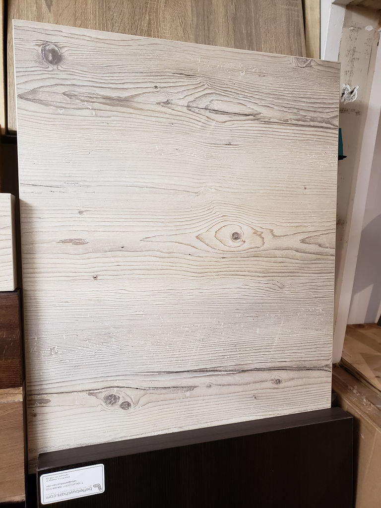 Saw Cut Drift Wood Fur Restaurant Table Top 2 Inch