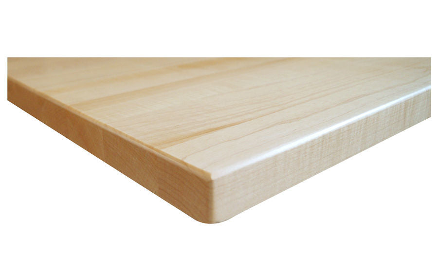 Clean Strip Plank Classic Maple Restaurant Table Top Custom Sizes