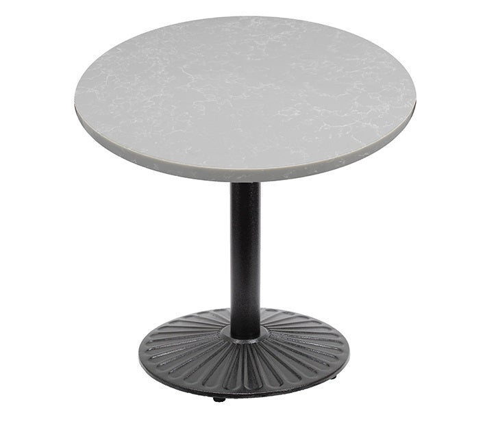 Cloud Gray Quartz Restaurant Table Tops In-Outdoor