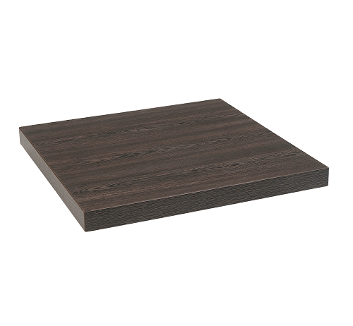 Contemporary Dark Oak Melamine Restaurant Table Top