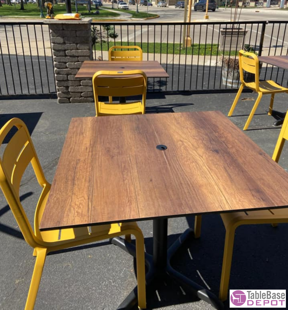 Corelite Composite Outdoor Restaurant Patio Table Tops