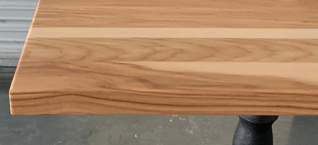 Creamy Heartwood Hickory Restaurant Table Tops