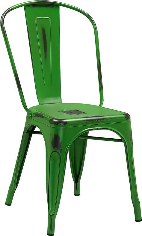 Office Green Weathered Tolix Chair