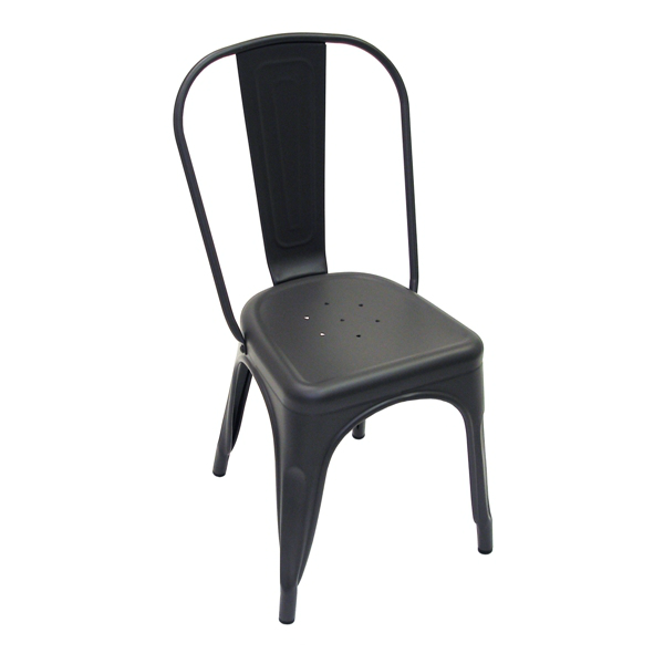 Dark Iron Matte Finish Tolix Chair