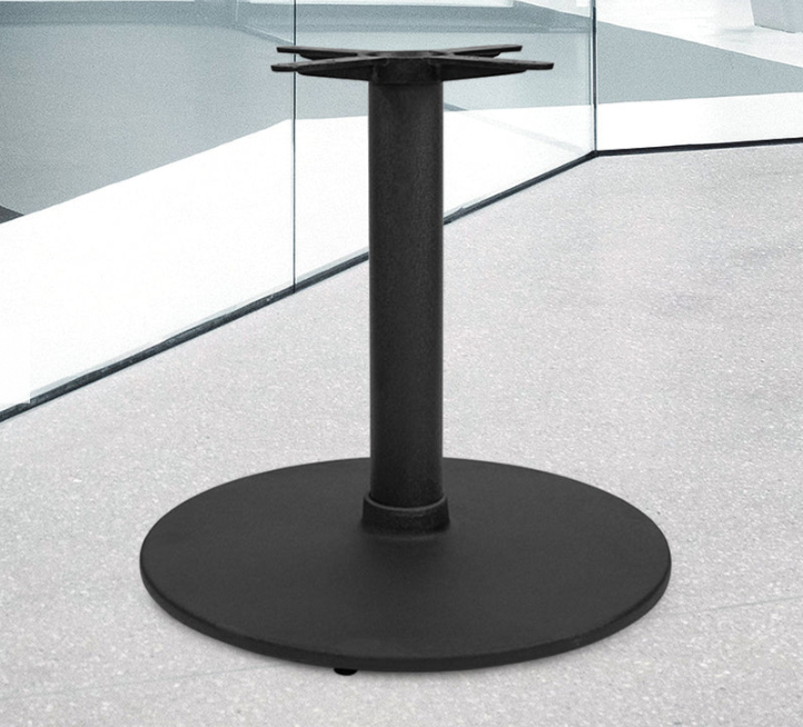 Industrial Black Flange Table Base 30