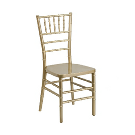 Gold Resin Chiavari Stacking Chair