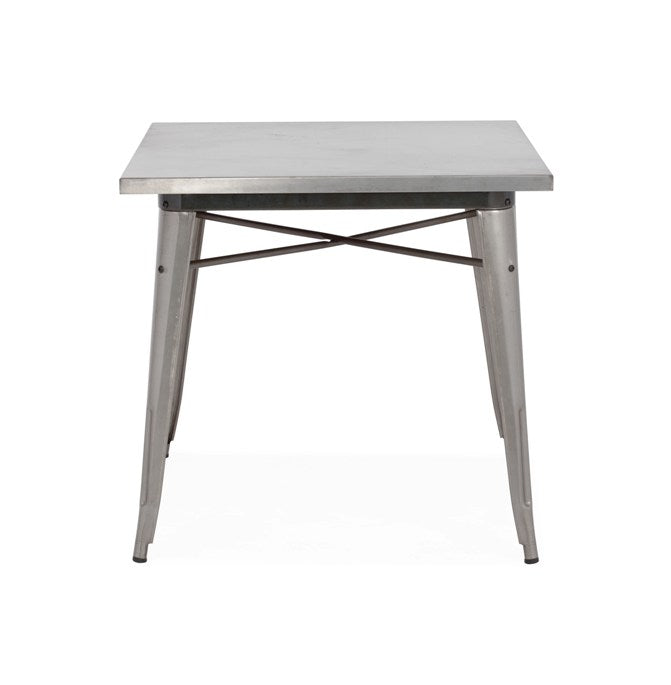 Gun Metal Finish Steel Tolix Dining Table 30