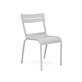 Massima White Indoor Outdoor Galvanized Side Chair