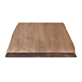 Medium Walnut Eastern Maple Live Edge Restaurant Table Tops