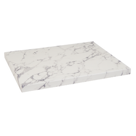 Napa Valley Marbled Artificial White Granite Restaurant Table Tops