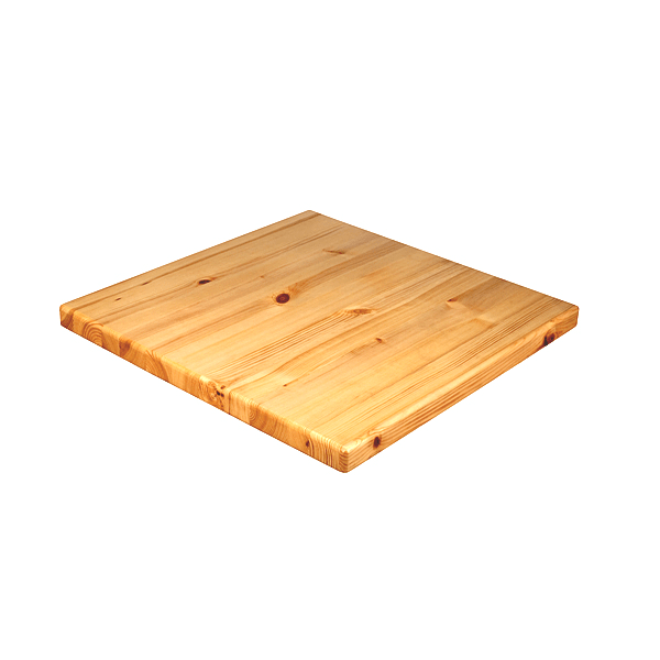 Natural Knotted Solid American Pine Restaurant Table Tops