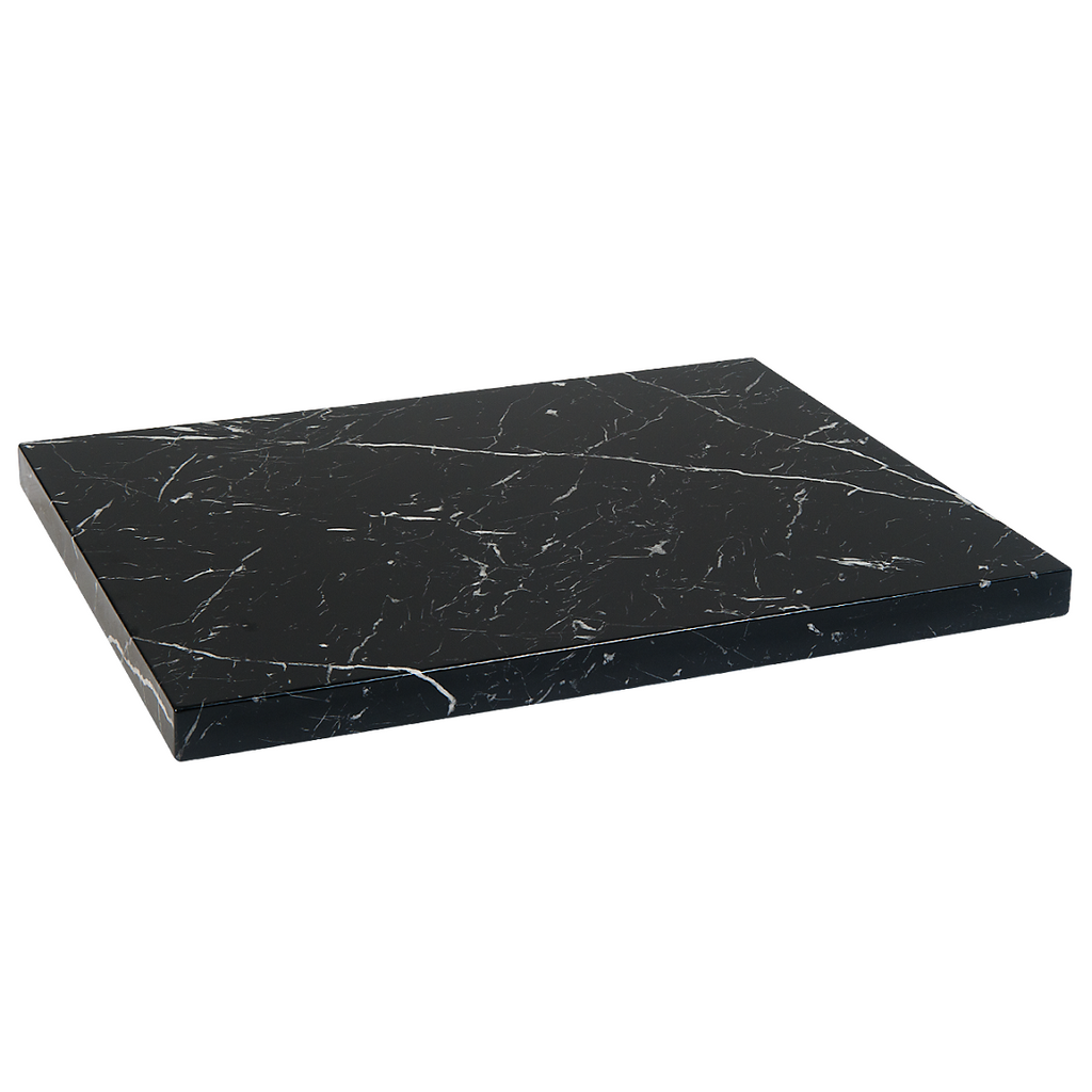 Natural Veining Black Granite Restaurant Table Tops