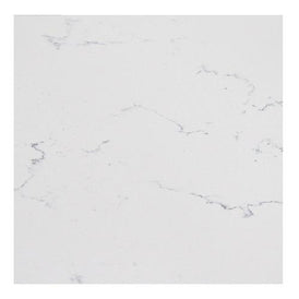 Natural Veining White Quartz With Gray Wavy Streaks In-Outdoor