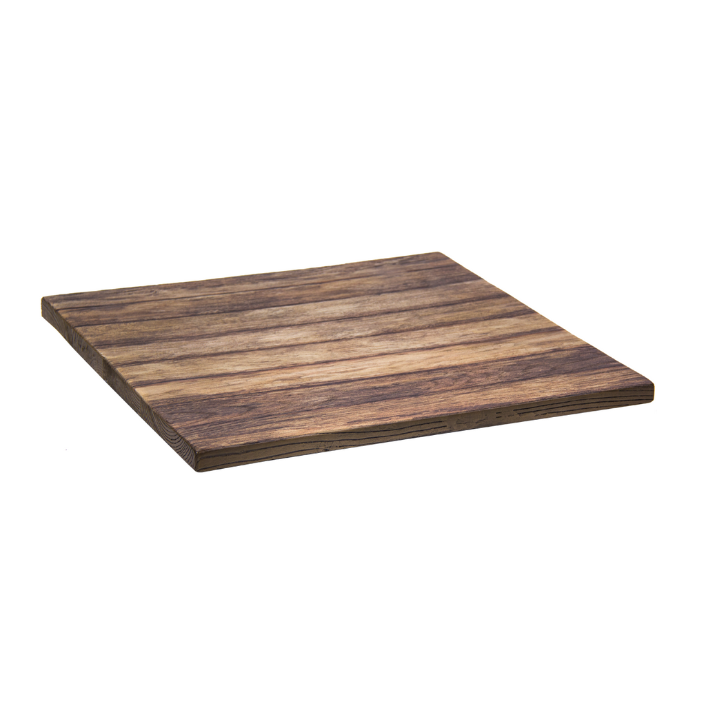 Outdoor Distressed Marine Plank Resin Restaurant Table Top