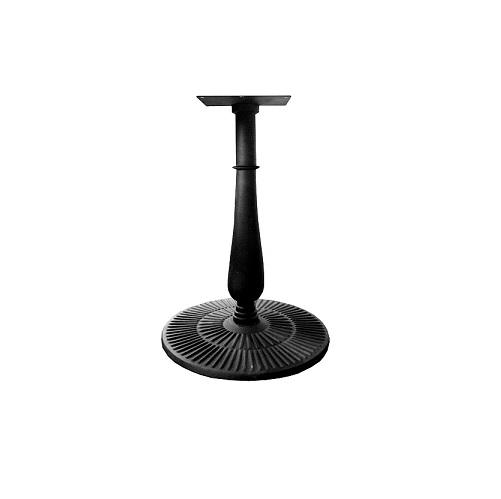 Radiant Round Table Base With Decorative Column