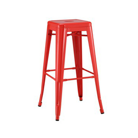 Red Baron Tolix Bar Stool