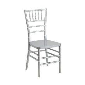 Silver Resin Chiavari Stacking Chair