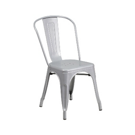 Sonic Silver Finish Tolix Chair