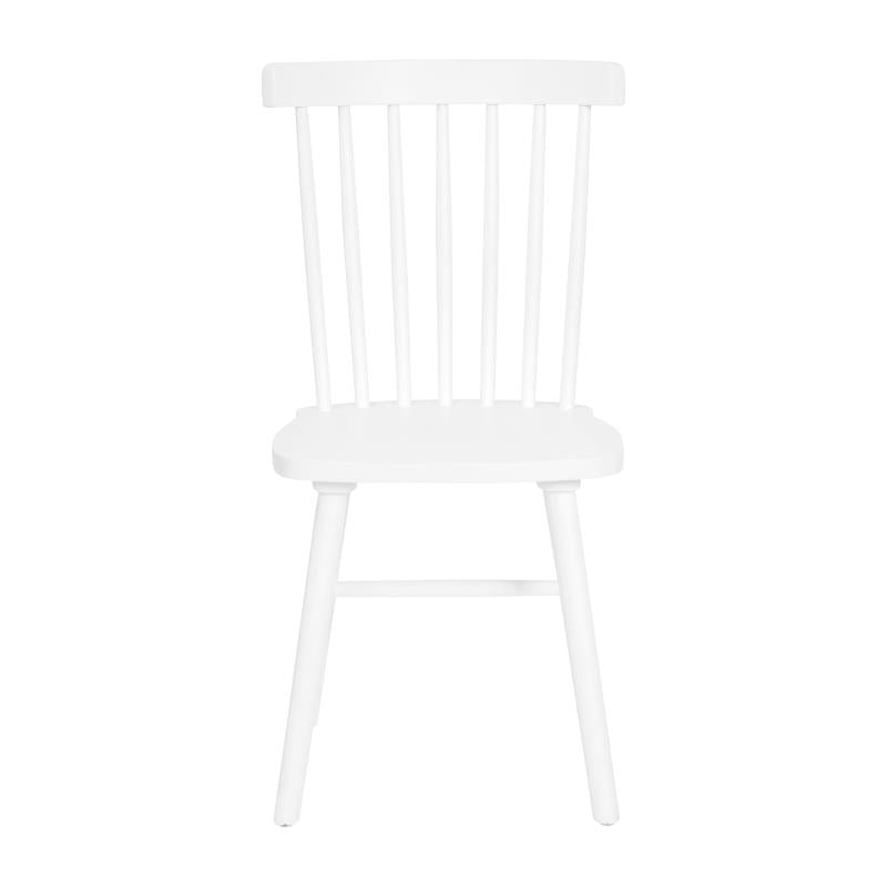Time-Honored White Spindle Back Restaurant Side Chair