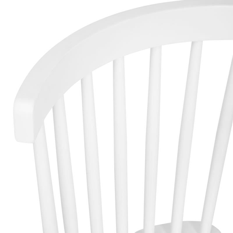 Time-Honored White Spindle Back Restaurant Side Chair